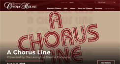 Desktop Screenshot of lexingtonoperahouse.com